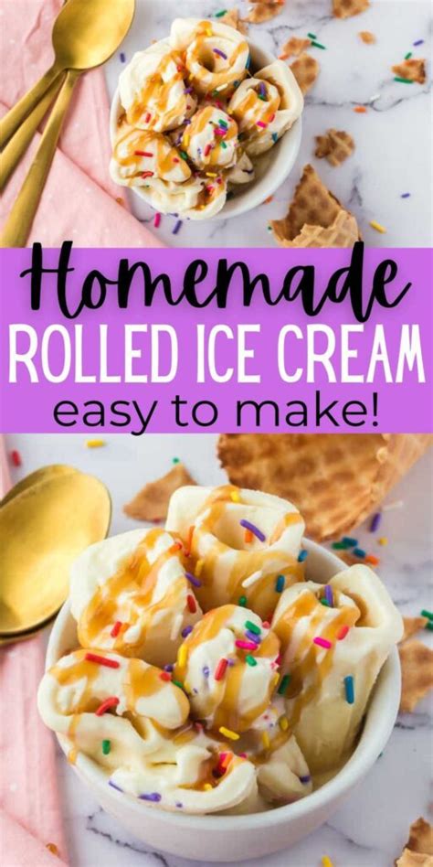 Rolled Ice cream Recipe - how to make rolled ice cream