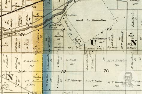 Vintage Huntington County Map 1866 Old Map of Huntington | Etsy