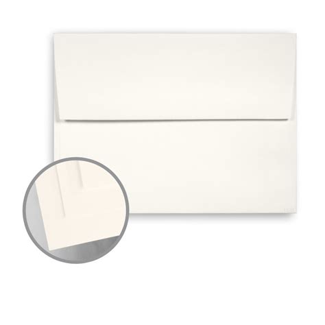 Soft White Envelopes - A7 (5 1/4 x 7 1/4) 70 lb Text 10% Recycled | Finch Fine Envelopes 3-55560 ...