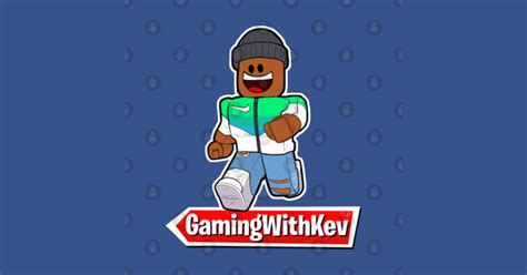 Kev red logo - Gamingwithkev - Sticker | TeePublic