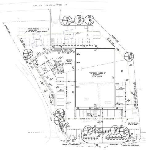 Commercial Building Site Plan