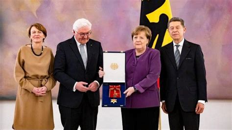 Angela Merkel receives Germany's highest honor