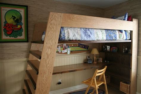 Custom Loft Bed PDF Woodworking