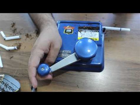 How To Roll A Cigarette Using Rizla Top o Matic Cigarette Roller Machine - YouTube