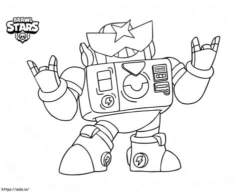 Surge Brawl Stars coloring page