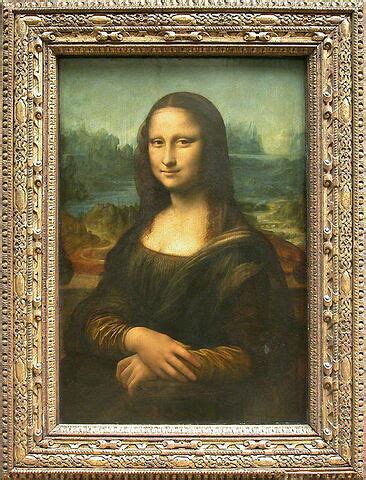 Portrait de Lisa Gherardini, épouse de Francesco del Giocondo, dit La Joconde ou Monna Lisa ...