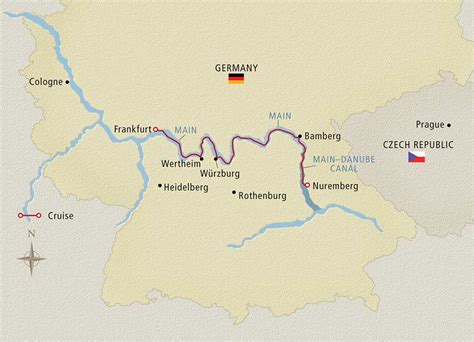 Main River Germany Map