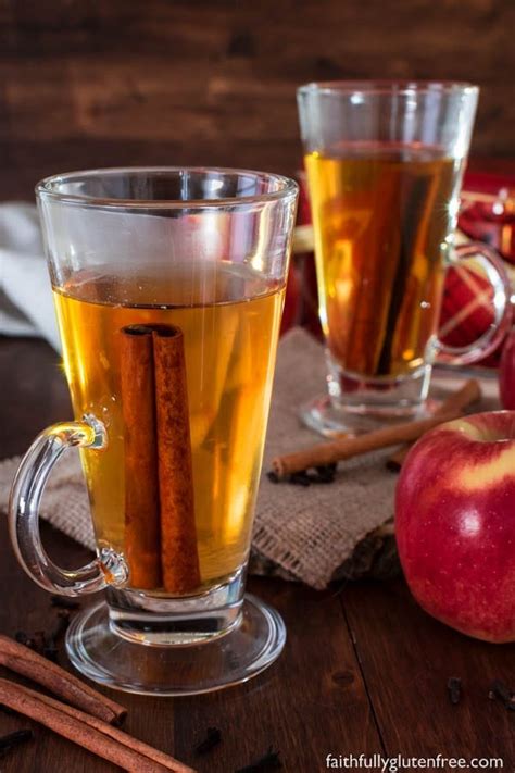 Spiced Apple Cider Made from Apple Juice (Video) - Faithfully Gluten Free