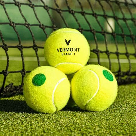 Vermont Mini Green Tennis Balls [Stage 1] | Net World Sports