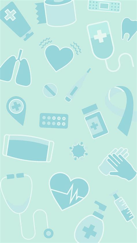 Clean medical patterned background vector | free image by rawpixel.com / marinemynt | Medical ...