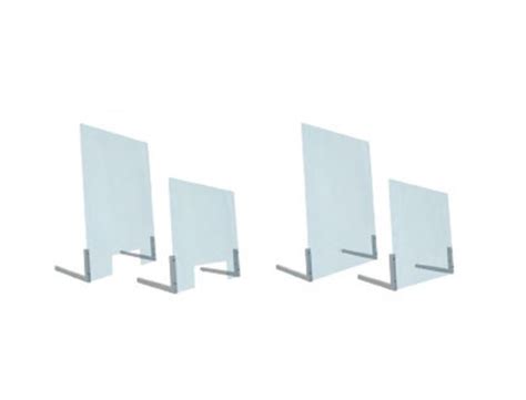 Plexiglass barrier panel solutions for retail environments