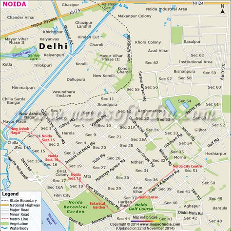 Noida Map Sector Wise - Map Of Staten