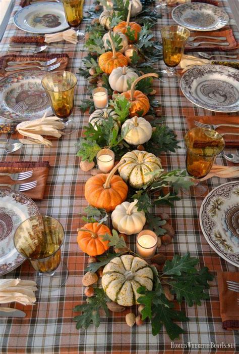 Inexpensive Thanksgiving Table Decor Ideas : High Style, Low Budget! • The Budget Decorator