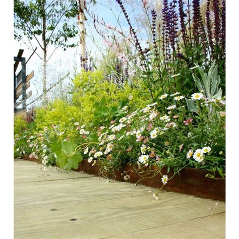 5m Everedge Classic Lawn Edging- H10cm - Cor-Ten on Sale