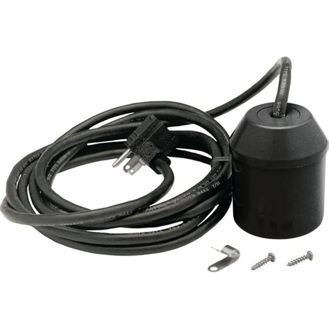 Flotec Sump Pump Replacement Submersible Float Switch-FP18-15BD - The Home Depot