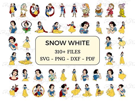 Snow White Svg Bundle, Snow White Svg, Snow White Party, Snow White ...