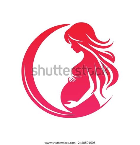 Pregnancy Logo Design Vector Template Pregnant Stock Vector (Royalty ...