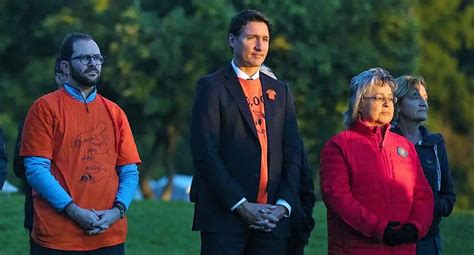 Truth and Reconciliation plaque honouring Trudeau 2022 visit unveiled ...