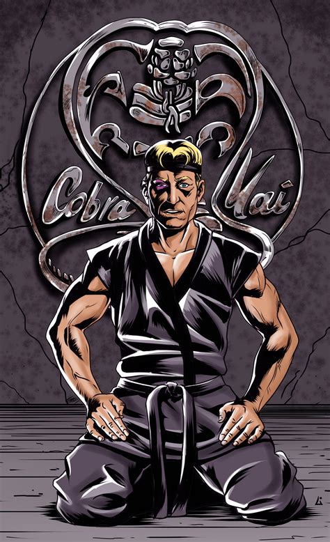 Cobra Kai series fan art on Behance