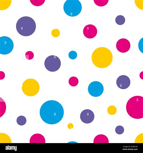 Polka Dot Seamless colorful background Stock Vector Image & Art - Alamy