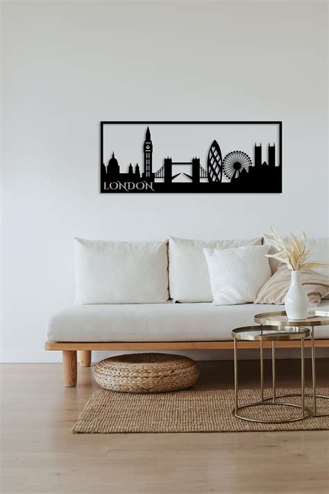 City Skyline Silhouette Wall Art Dxfsvgepsai and Pdf Files - Etsy