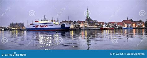 Denmark Helsingor editorial image. Image of arrival, water - 61673135