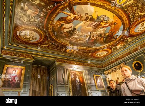 Interior, Powis castle, Wales Stock Photo - Alamy