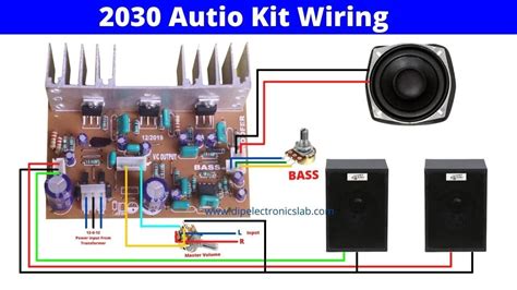 2.1 home theater circuit diagram using ic tda2030