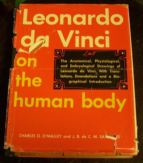 Leonardo Da Vinci on the Human Body da Da Vinci, Leonardo: Good+ Cloth ...