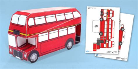 London Bus Paper Model (teacher made)