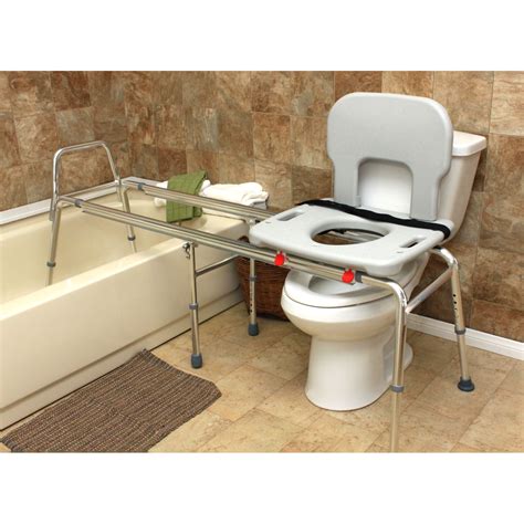 Eagle Health 77993 Toilet-to-Tub Sliding Transfer Bench XXL