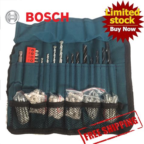 BOSCH Professional 100pcs accessories Screw Driver & Drill Bit Set ...