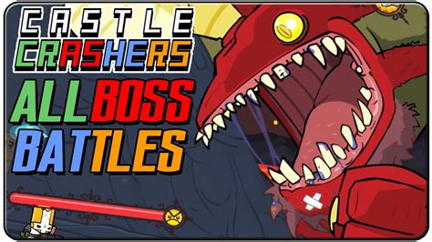 Castle Crashers All Bosses (2 Player) - YouTube