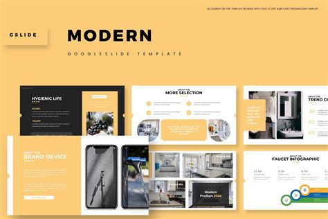 Modern - Google Slides Template | Google Slides Templates ~ Creative Market