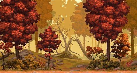 Forest - Pixel Art, Yusuf Artun | Pixel art landscape, Pixel art games, Pixel art background