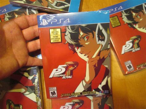 PERSONA 5 ROYAL PS4 STEELBOOK EDITION P5R US LIMITED LAUNCH EDITION NEW SEALED 730865220274 | eBay