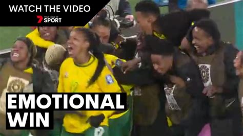 South African captain scores emotional winner | 7NEWS