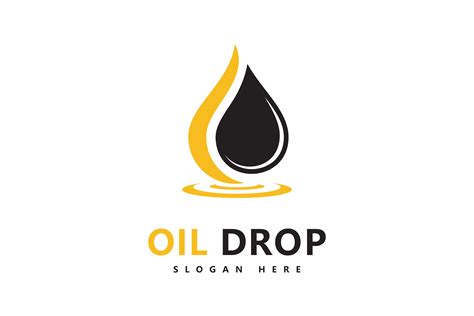 Oil Drop Logo Template Vector Graphic by Bigbang · Creative Fabrica