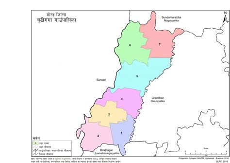 Map of Budhiganga Rural Municipality, Morang, Nepal – Nepal Archives