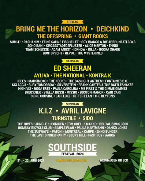 Southside Festival 2024 - 21/06/2024 (3 days) - Neuhausen ob Eck - Germany