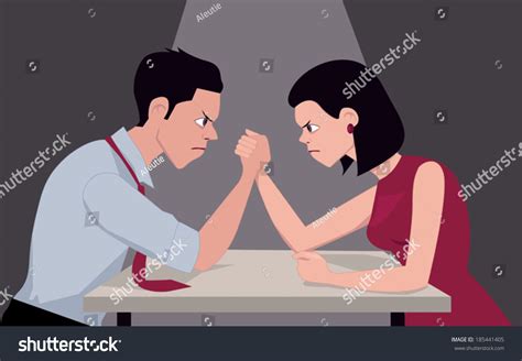 1,634 Man Women Arm Wrestling Images, Stock Photos & Vectors | Shutterstock