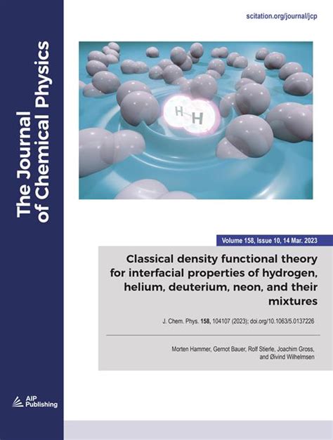 Volume 158 Issue 10 | The Journal of Chemical Physics | AIP Publishing