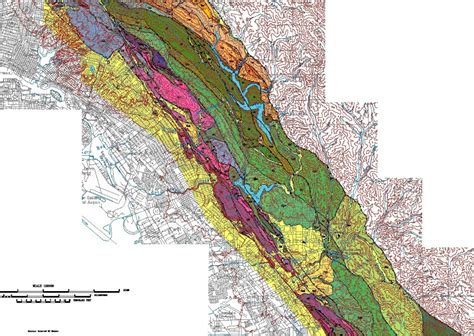 Geologic Map Of The Hayward Fault Zone, Contra Costa, Alameda, And - Usgs Maps California ...