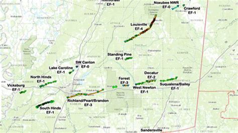 23 tornadoes hit Mississippi last week