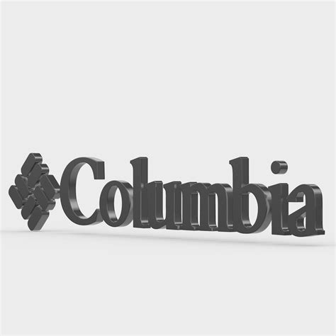 Columbia Logo - 3D Print Model by 3d_logoman