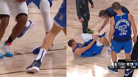 Luka Doncic ankle injury: Mavericks star leaves game 3 vs Clippers with ...