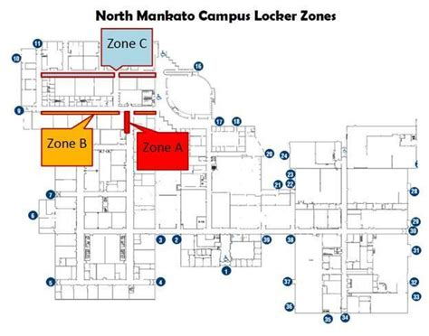 Lockers - North Mankato Campus