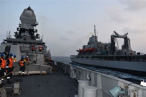 Indian Navy Conducts Joint Exercise, Prepares For Fleet Review And ...