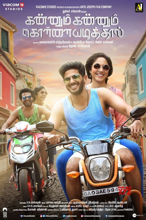 Dulquer Salmaan's Kannum Kannum Kollaiyadithaal Movie Posters - Social ...