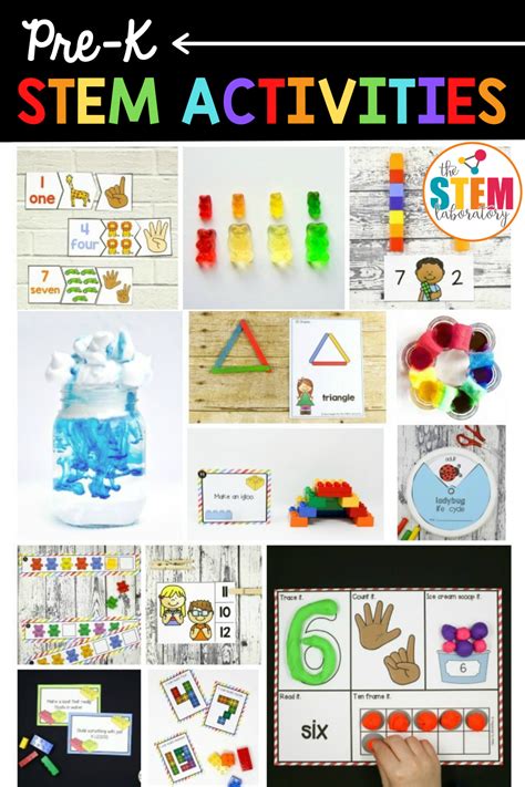 Pre-Kindergarten STEM Activities - The Stem Laboratory